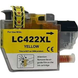 Brother LC-422XLY keltainen tarvikekasetti