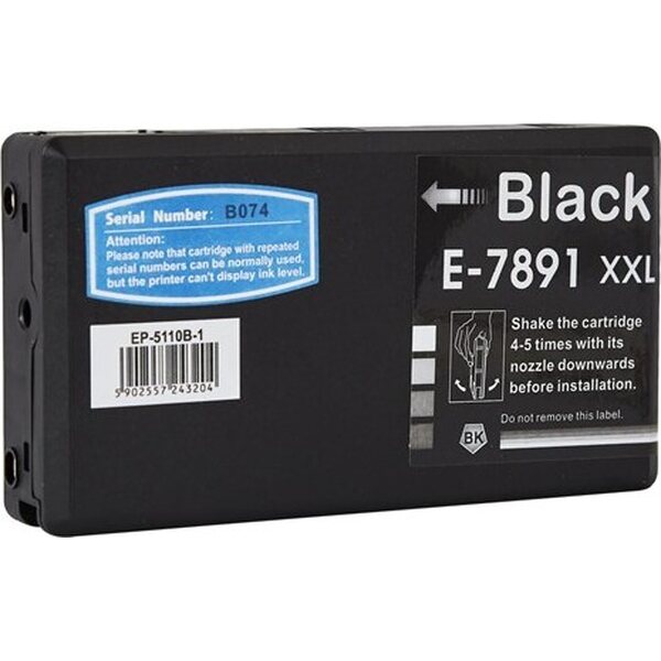 Epson T7891 musta tarvikekasetti XXL